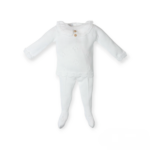 Conjunto de punto Blanco con polaina