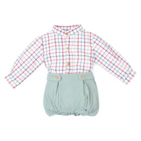 Conjunto 2 piezas camisa cuadros