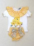 Conjunto dos piezas patitos Niña