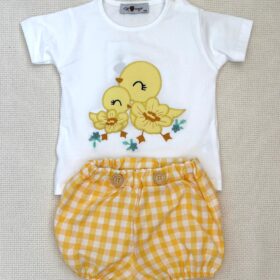 Conjunto dos piezas patitos Niño