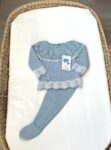 Conjunto hilo con polaina Azul