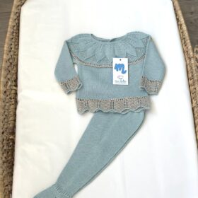 Conjunto hilo con polaina Verde