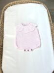 Conjunto hilo con cuello Rosa