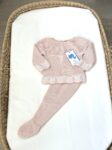 Conjunto hilo con polaina Rosa