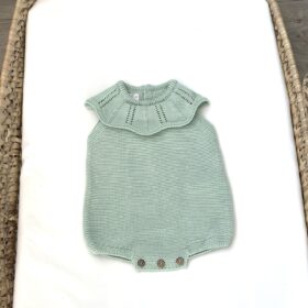 Conjunto hilo con cuello Verde